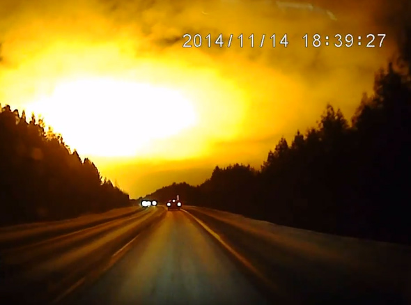 Le flash lumineux du 14/11/2014