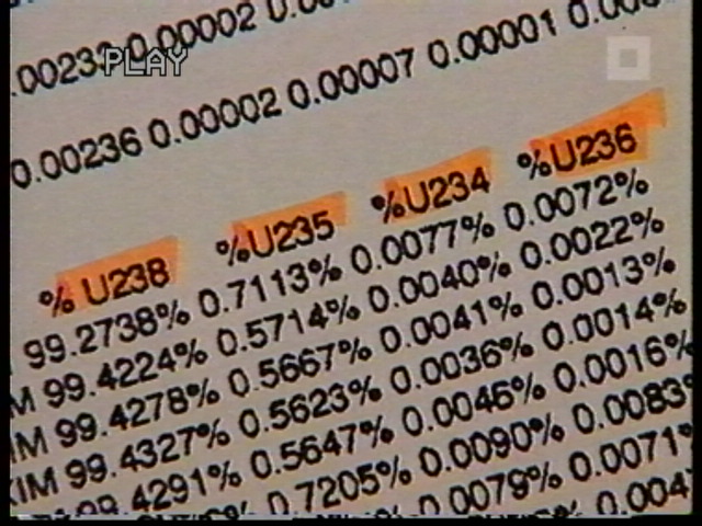 234U Durakovic south Iraq measurements